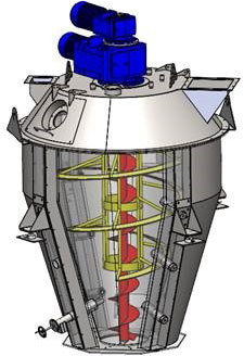 Batch mixers for cereals and legumes