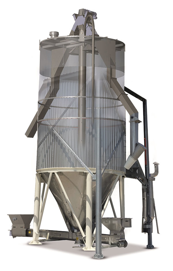 High-volume flour mixers